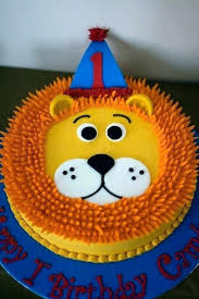 One Year Birthday Cake For Baby Boy 1 Year With Name Pin By Shortstaf On Baby Shower Ideas Lion Birthday Cake Lion Birthday Lion Cakes