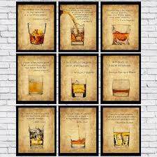 Whiskey Prints Discounted Set Of Nine Whiskey Quotes Whiskey Etsy Whiskey Quotes Bar Art Whiskey Room