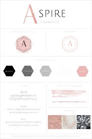 Branding Style Board For Aspire Cosmetics Get Yours At Www Soulcovecreative Com Logo Inspiration Branding Branding Design Inspiration Logo Color Inspiration