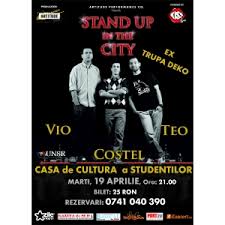 Stand up comedy is with adrian rebiga. Stand Up Comedy Cu Teo Vio Si Costel La Craiova
