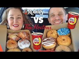You can find more details by going to one of the sections under this page such as historical data, charts, technical analysis and others. Robins Donuts Vs Tim Hortons Donuts What Did We Win On Roll Up The Rim Youtube