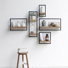 Pickawood offre la possibilité de créer le design de votre tablette murale. Etagere Murale Shelfmate Originale En Teck Et En Metal Recycles 20cm