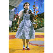The Wizard Of Oz Dorothy With Toto Porcelain 1 Doll 26834 Barbie Signature Wizard Of Oz Dolls Dorothy Wizard Of Oz Doll Dress