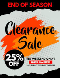 Clearance Sale Announcement Flyer Template Clearance Sale Poster Sale Poster Flyer