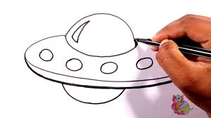 It's very easy art tutorial for beginners, only follow me step by step, if you need more time,. Art154 How To Draw A Spaceship Step By Step For Beginners How To Draw Spaceship Easy Drawing Youtube