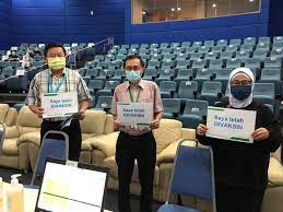 Itu jaminan pengarah jabatan kesihatan negeri sarawak (jkns), dr. Datuk Jahat Hensem Pa Twitter Program Vaksinasi Staff Pusat Jantung Hospital Umum Sarawak