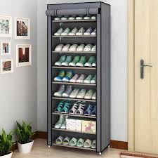Platzsparendes schuhregal als leiter zum an die wand stellen. Schuh Schrank Schuh Regal Montieren Nicht Woven Stoff Pantoffel Schuhe Hanger Haushalt Liefert 8 Schicht Praktische Kreative Schuh Rack Aliexpress