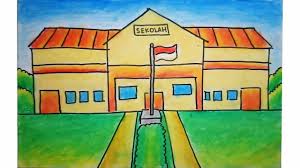 Selain itu dengan perkembangan teknologi yang menjadikan anaka anak atauorang dewasa pun telah dapat mencari di interney dengan memakai hp. Cara Menggambar Dan Mewarnai Sekolahan Youtube