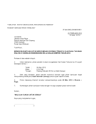 Contoh surat yang satu ini salah satu contoh perkumpulan yang seringkali mengadakan perayaan ketika memperingati hut ri sehubungan dengan kegiatan yang akan kami selenggarakan tersebut, maka kami memohon. Surat Rasmi Sukan