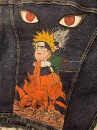 Custom Jean Jacket Anime Inspired Outfits Naruto Clothing Anime Jacket