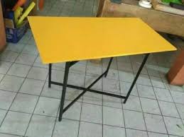 Meja makan / meja kerja logofurni. Garansi 100 Meja Lipat 100x50 Meja Bazar Meja Jualan Meja Makan Meja Cafe Meja Makan Minimalis Taplak Lipat Kayu Jati Bayi Set Lesehan Set 4 Kursi Murah Lazada Indonesia
