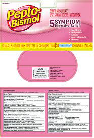 Drink plenty of liquids while you are taking bismuth subsalicylate. Pepto Bismol And Pepto Bismol