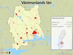 Landshövdingen är länsstyrelsens chef och utses direkt av regeringen. Vastmanlands Lan Karta Over Befolkningstathet Sarasas Maps