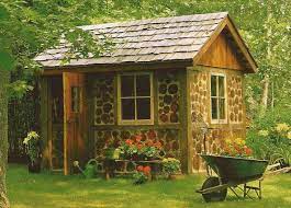 Unique Garden Shed Design In The Middle Of Green Environment For Ecofriendly Look Outdoor Get Inspiring Ideas Through T Shed Design Unique Gardens Shed Plans