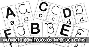 Moldes de letras para imprimir pdf. Alfabeto Com Todos Os Tipos De Letras Para Imprimir So Escola