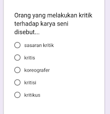 2.) menyeleksi dan mengelompokkan karya seni rupa yang akan dipamerkan adalah tugas seksi. Seni Budaya Kelas 12 Sma Kritik Karya Seni Jawab Ya Soal Gambar Diatas Anak Sma Kuliah Dan Guru Brainly Co Id