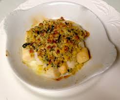 2 portions of squid ink spaghetti. Gratin Of Nantucket Bay Scallops And Prosciutto C H E W I N G T H E F A T