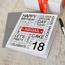 Inside this 18th birthday day card threads a sweet sentiment for your grandconfidence. Personalised 18th Birthday Card