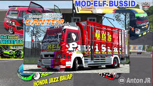 Gudang livery, skin dan mod bus simulator indonesia. 81 Livery Bussid Mod Angkot Elf Truck Honda Jazz Pick Up Part 1 Anton Jr Youtube