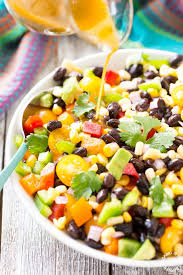 Black Bean And Corn Salad Recipe Easy Black Bean Corn Salad Recipe Black Bean Corn Salad Corn Salads Salad Recipes