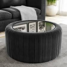 And you want it to be fully functional with plenty of storage? Dark Grey Velvet Coffee Table With Ottoman Storage Clio Furniture123