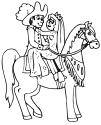 Barbie en tailleur avec son petit animal de compagnie. Princesse Et Cheval Pour Enfants A Imprimer Gratuitement Assistante Maternelle Biz