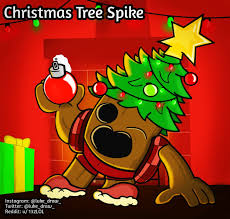 Brawl stars 2020 logo bags. Christmas Tree Spike Christmas Skin Idea Brawlstars