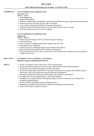youth program coordinator resume