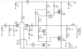 Welcome homewiringdiagram.blogspot.com, the pictures above are wiring diagrams or wire scheme associated with 100w audio amplifier circuit diagram datasheet. 50 Watt Mosfet Amplifier Amplifier Circuit Design
