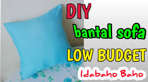 3 cara bikin bantal empuk dan gembung lagi tanpa ribet. Diy Membuat Bantal Sofa Dari Dakron Silikon Low Budget Youtube