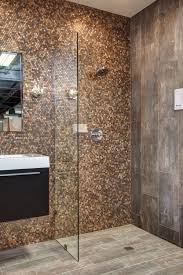 How to incorporate copper into your bathroom style. Brushed Copper Penny Round Metal Mosaic Wall And Floor Tile Metal Mosaic Wall Wall And Floor Tiles Mosaic Shower Tile