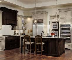 painted maple cabinets and cherry