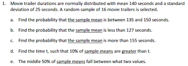 Every time you get a new review or great comment, update your trailer to include the freshest quotes possible. Movie Trailer Durations Are Normally Distributed W Chegg Com