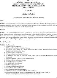 T C Kucukcekmece Belediyesi Ruhsat Ve Denetim Mudurlugu Nun Teskilat Gorev Ve Isleyisi Hakkinda Yonetmelik I Kisim Birinci Bolum Pdf Ucretsiz Indirin