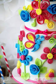 Quiling Quilling Cake Cake Decorating Cake