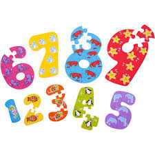 Ideal for familiarising little ones with basic maths. 1 9 Wooden Number Puzzle Bigjigs Bj507 Toys Games