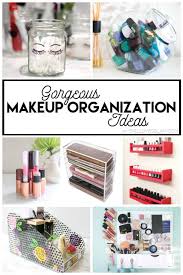 Wall mount lipstick organizer | say goodbye to messy counters and give your makeup a proper new home. Gorgeous Makeup Organization Ideas Girl Loves Glam