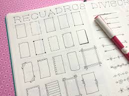 Para los novios que buscan originalidad, está creada esta libreta de corcho natural con interior de 80 hojas rayadas y cierre con goma. Recuadros Y Divisores Para Bullet Journal Libreta De Apuntes Bullet Journal Doodles Marcos Para Texto