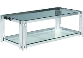 Wrenwood Silver Cocktail Table Silver Cocktail Table Glass Top Coffee Table Coffee Table