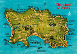 Jersey ist die größte der kanalinseln. Ak Ansichtskarte Jersey Island Insel Landkarte Kat Nr Kc75957 Oldthing Ansichtskarten Island
