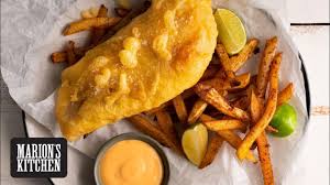 How To Make The Ultimate Crispy Fish Chips Marion S Kitchen Youtube Fish And Chips Food Seafood Recipes