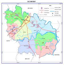 Bắc ninh, vietnam road map, satellite view, street view, terrain map, photos. The Map Of Tien Du District Bac Ninh Province Source Download Scientific Diagram
