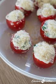 Tomates Farcies Au Fromage Frais Aux Epinards Et Au Parmesan Cuisinons En Couleurs Recettes De Cuisine Tomates Farcies Recette Apero Facile