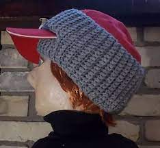 Ballcap Earwarmer Sport Fashion In 2021 Crochet Headband Crochet Mens Hat Crochet