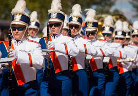 Marching Pioneers of UW-Platteville - it's tradition for some sections of  the band to wear sunglasses in uniform | Facebook