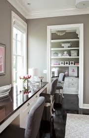 Long before humans discovered other ways of creating paints, stains, and dyes, they were able to produce pigments… Taupe Paint Color Contemporary Den Library Office Benjamin Moore River Reflections Martha O Hara Interiors