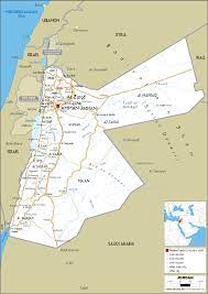 It is bordered by the gulf or aqaba; Jordan Map Road Worldometer