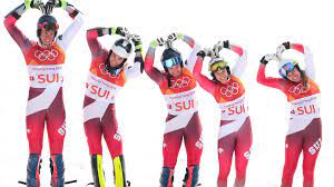 In einem spektakulären achtelfinale der em 2021 setzte sich spanien in der verlängerung gegen kroatien durch. Ski Alpin Bei Olympia 2018 Schweiz Holt Gold Im Team Wettbewerb Eurosport