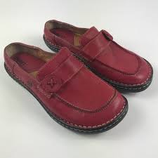 Born Leather Mules Clogs Loafers Slip On