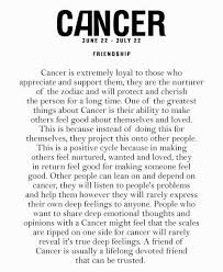 Cancer is the fourth astrological sign in the zodiac. How Cancers Are In A Friendship Love This Horoscope We Are Loyal To Those We Care About Cancer Zodiac Facts Cancer Horoscope Cancer Quotes Zodiac